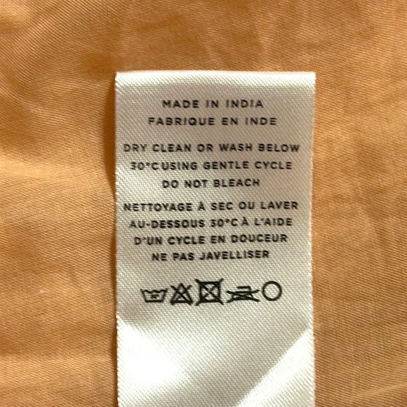 Loeffler Randall Peach Color Midi Tiered Sleeveless Linen Dress Sz Small Coastal - Picture 9 of 10